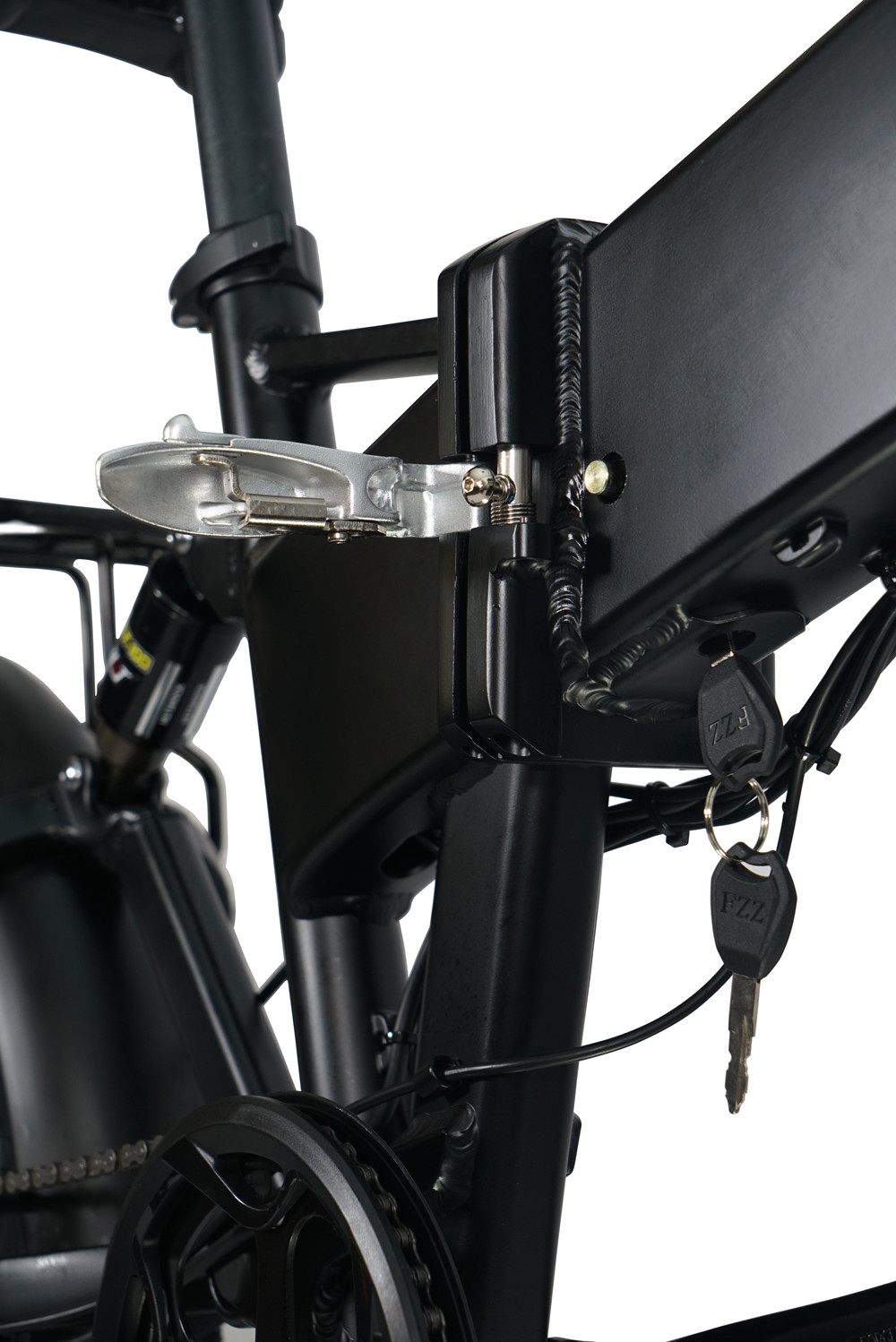 LCD Display 750W 20" Electric Fat Bike Folding Frame 48V 15Ah Full Suspension Ebike Rear Hub Motor