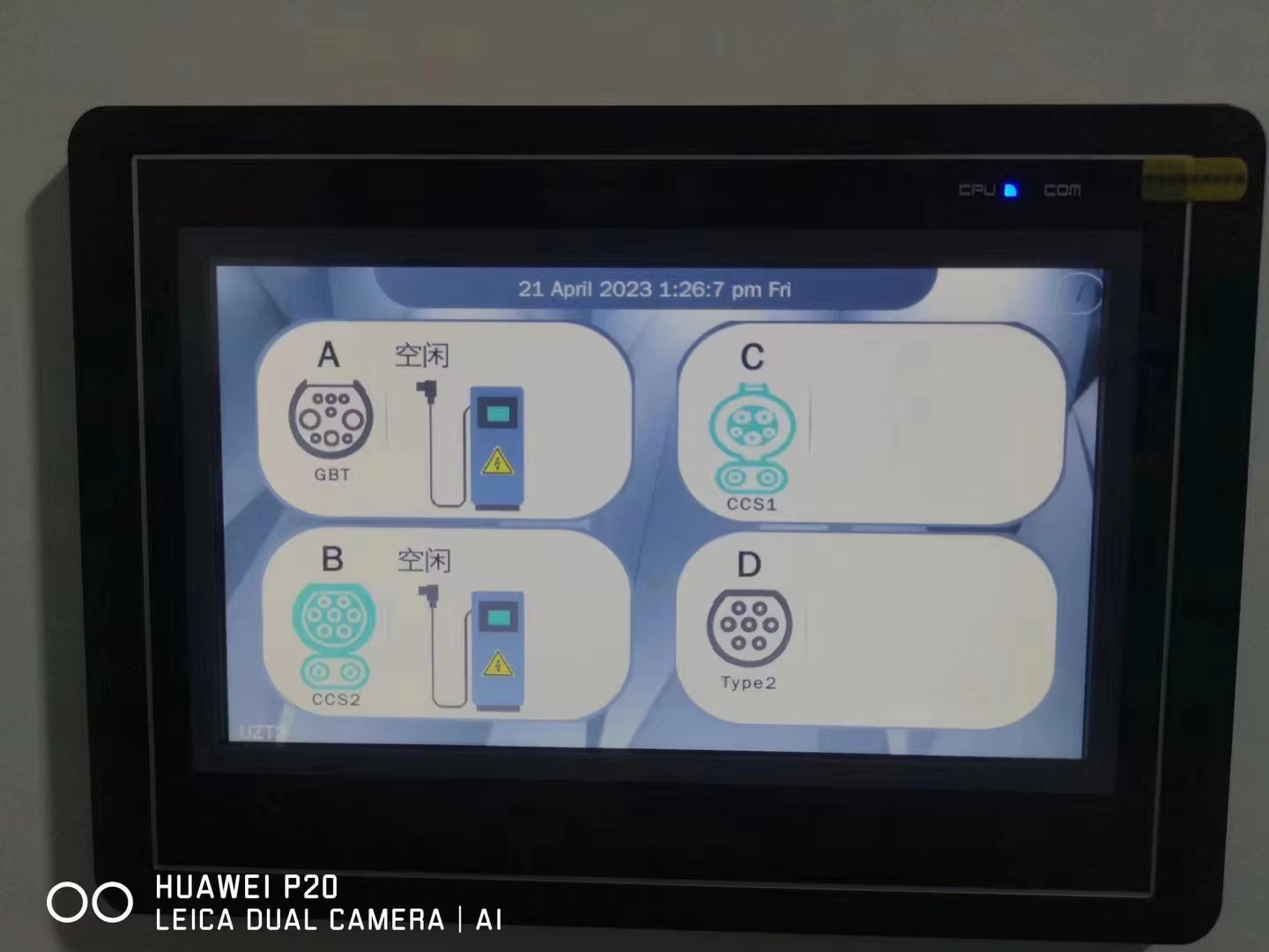 60kW CCS CHAdeMO GBT Single Dual Guns DC EV Charging Station For EV Cars Charger OCPP 1.6J Compliant