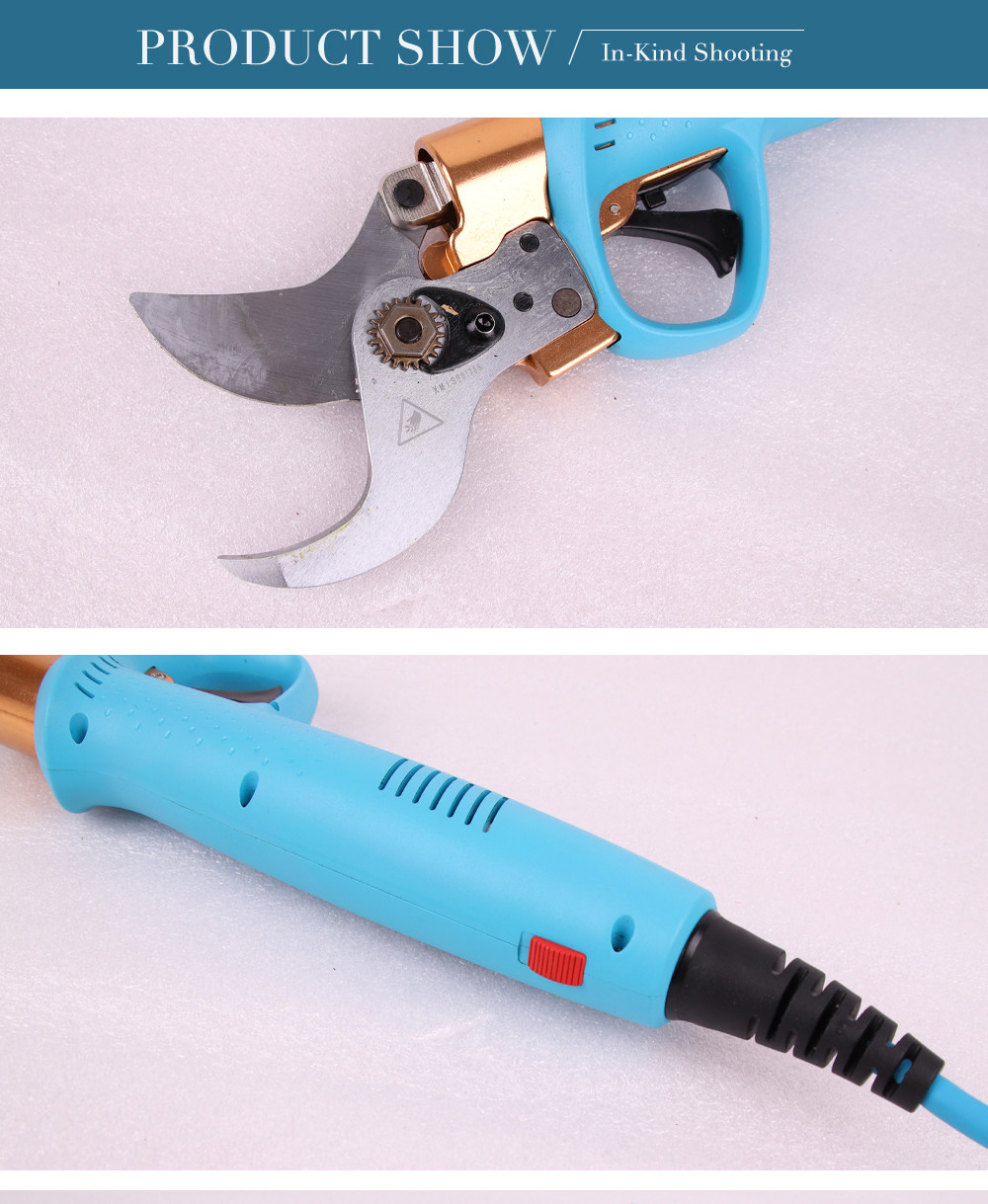45mm Ball Screw Electric Pruning Shears with 40V Lithium Battery