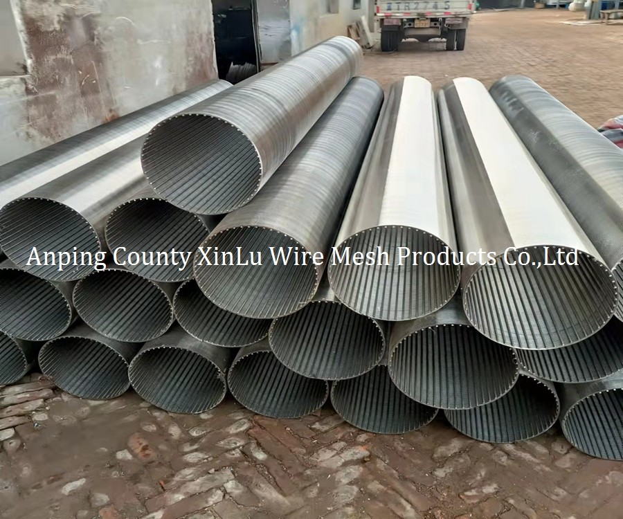 V Wire Johnson Screen Pipe With Continuous Slot For Water Well Filter