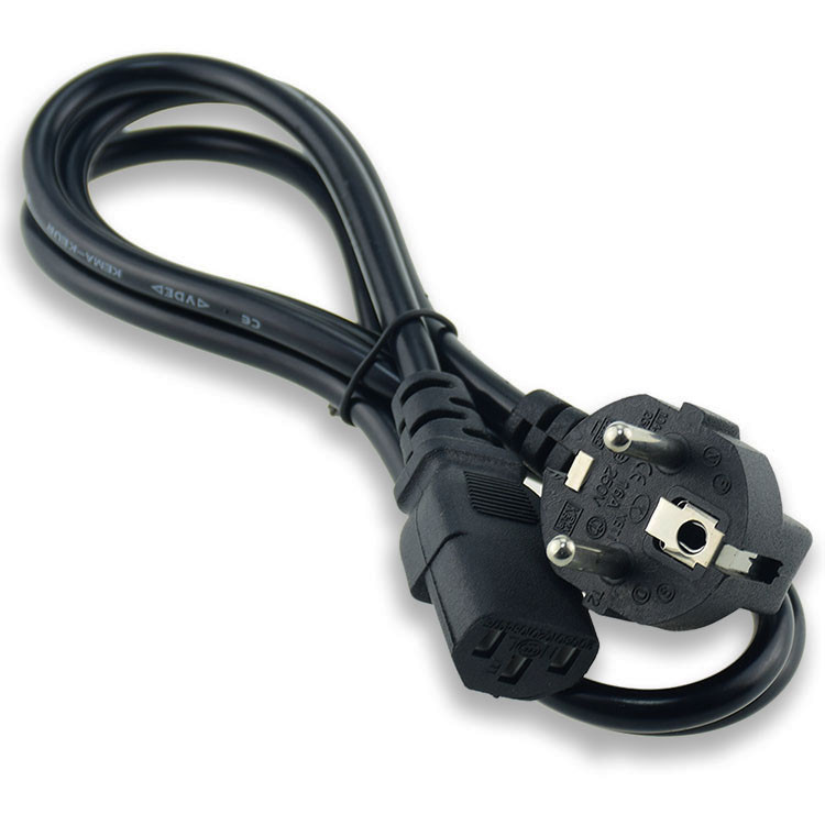 EU VDE Power Cord Waterproof Long Extension 2 Pin Plug for Laptop