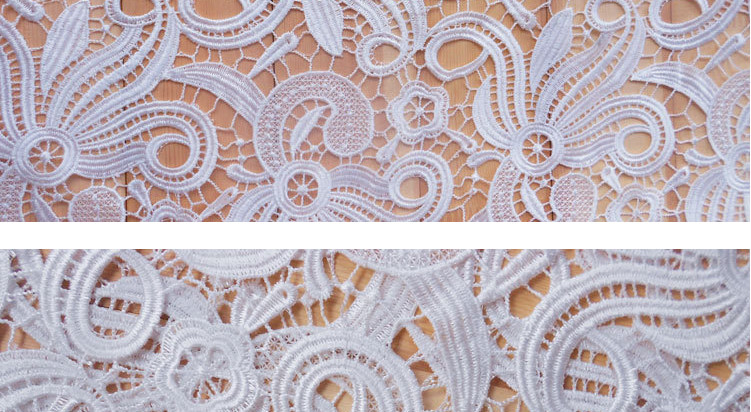 100% Polyester Water Soluble Embroidery Fabric with Different Color