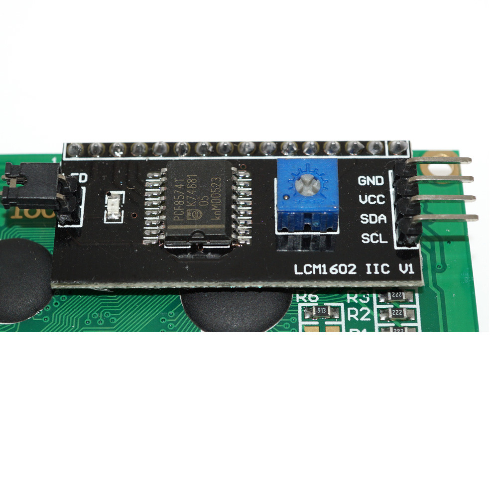 Yellow Green Light 1602 16X2 Character LCD Display Module Black Board Module