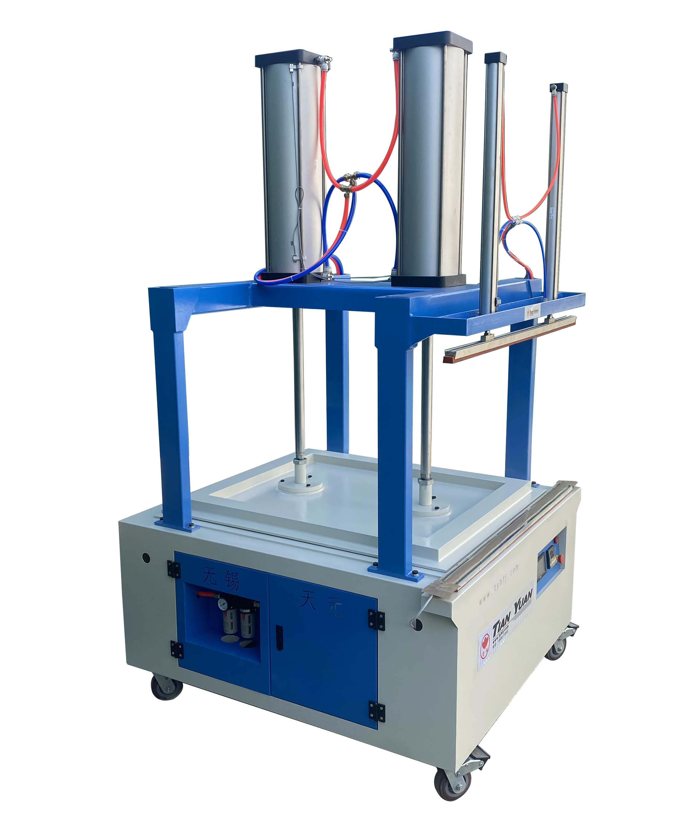 High Efficiency Air Cylinder Vacuum Compress Packing Machine For Pillows