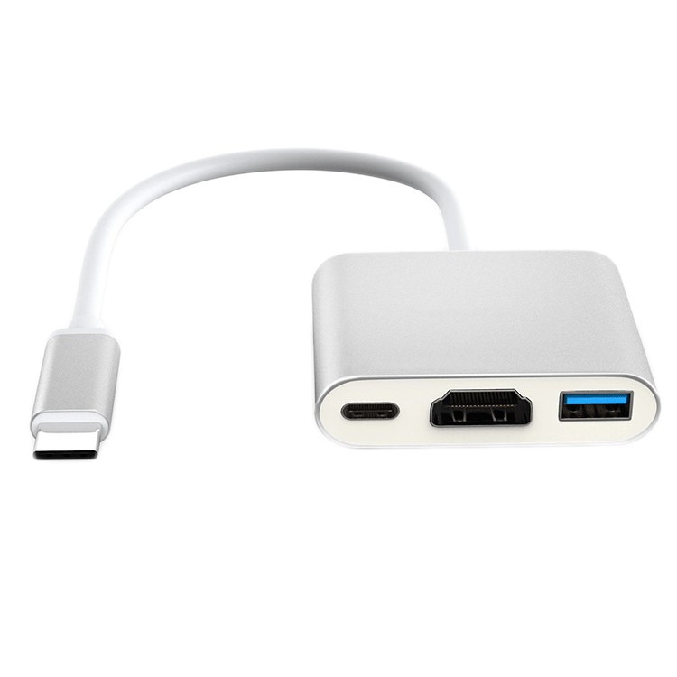 Kico High Performance 3 in 1 Type-C USD 3.1 to HDTV 4K USD 3.0 Type C Female Port Cable Adapter Converter Hub Good Price
