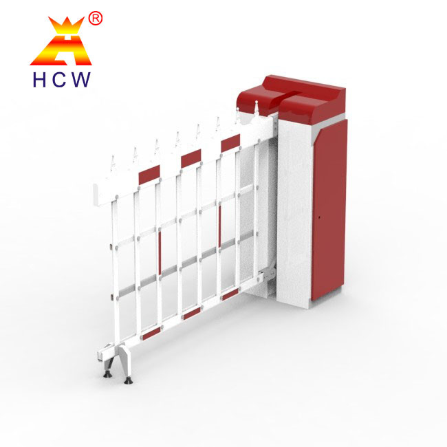 Automatic Parking Folding Fence Barrier Gate IP54 6M Boom Length