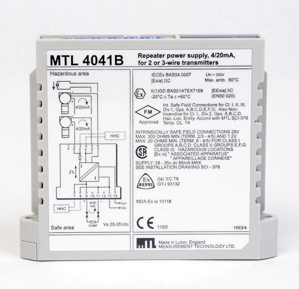 MTL4041B MTL Instruments Repeater Power Supply for One Channel