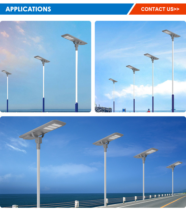 SMD5054 3000-8000K Ip65 Waterproof Solar Led Street Light 6V Polycrystalline