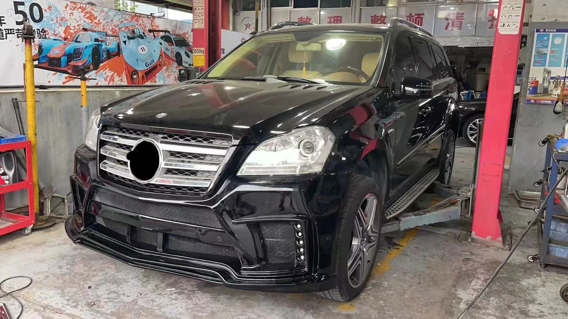 WALD Style Body Kit for Mercedes-benz X164 GL450 GL500 GL550 GL63 Body Kit Front Bumper