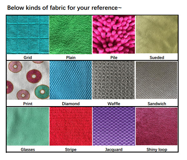 Sinlge packed 1pc Microfiber printeted water absorb dish mat kitchen water pad with grid patten