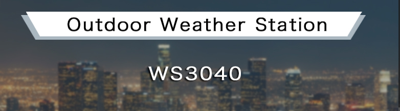 Temperature Range -40 To 60 ° C Wireless 433mhz Weather Station With Outdoor Sensor