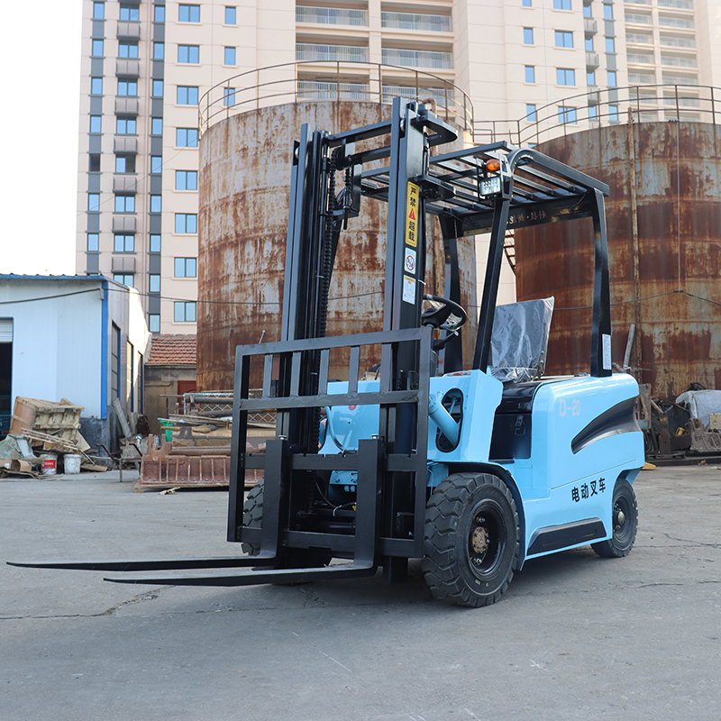 Customized 2.0 Ton Mini Electric Forklifts Trucks with 2 Stage / 3 Stage Mast Type