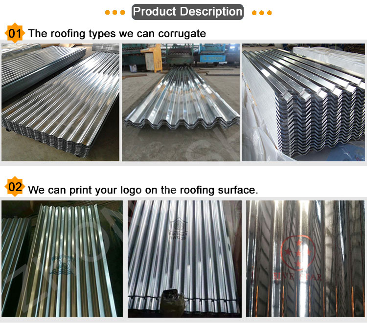 BS Standard Galvanized Coated Roofing Sheet Z61-Z90 G32 0.4mm 0.6mm 0.8mm Thickness for Coating Z61-Z90