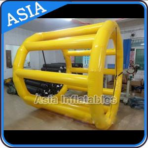 China PVC Tarpaulin Inflatable Yellow Water Roller for Kids Pool Water Games on sale