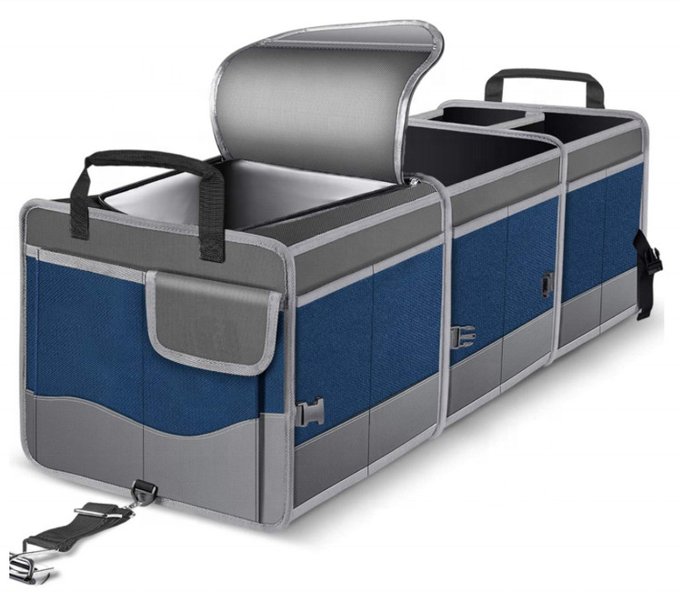 Trunk Organizer Foldable Car Storage Boxes Car Storage Bag, Organizer Multi-Compartment Collapsible Trunk storage