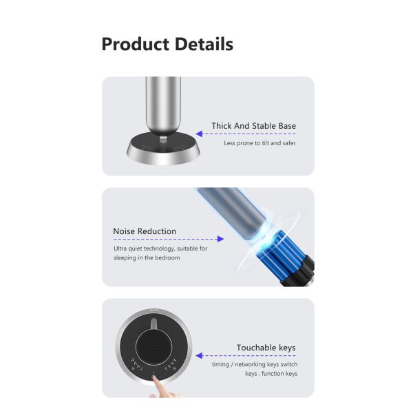 Aluminum Alloy Office Essential Oil Diffuser With Bluetooth APP Controlled