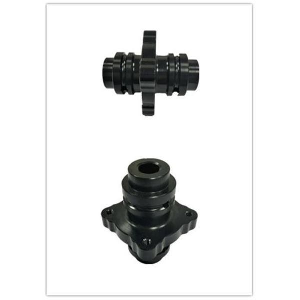 Anodized Black Customized CNC Turning precision material 45 steel parts