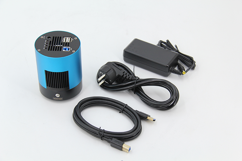 Dc 5v Compound Microscope Parts Usb 3.0 Cooled Ccd Camera 380 - 650nm Spectral Range