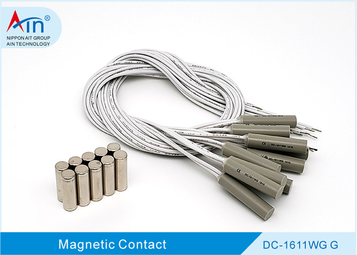 DC-1611WG 28VDC 5W Embedded Magnetic Door Contact Switch RH.80%