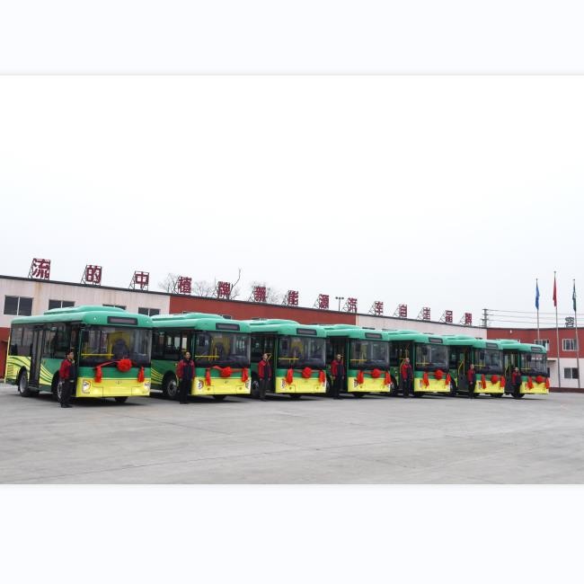 7.7m Diesel City Bus 25 Seats Euro 4 Emission With Air Brake