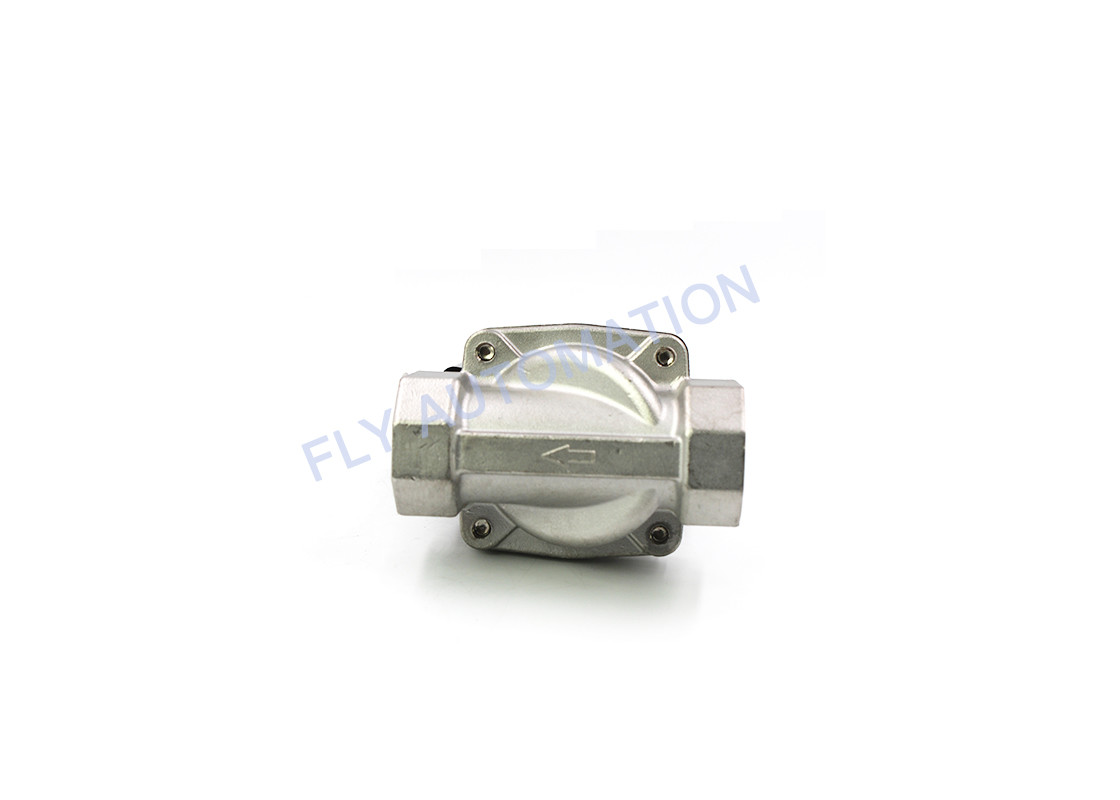 SLP-25 Series Solenoid Valve,G1" High Pressure Stainless Steel Normally Closed Water Valve,NBR VIT