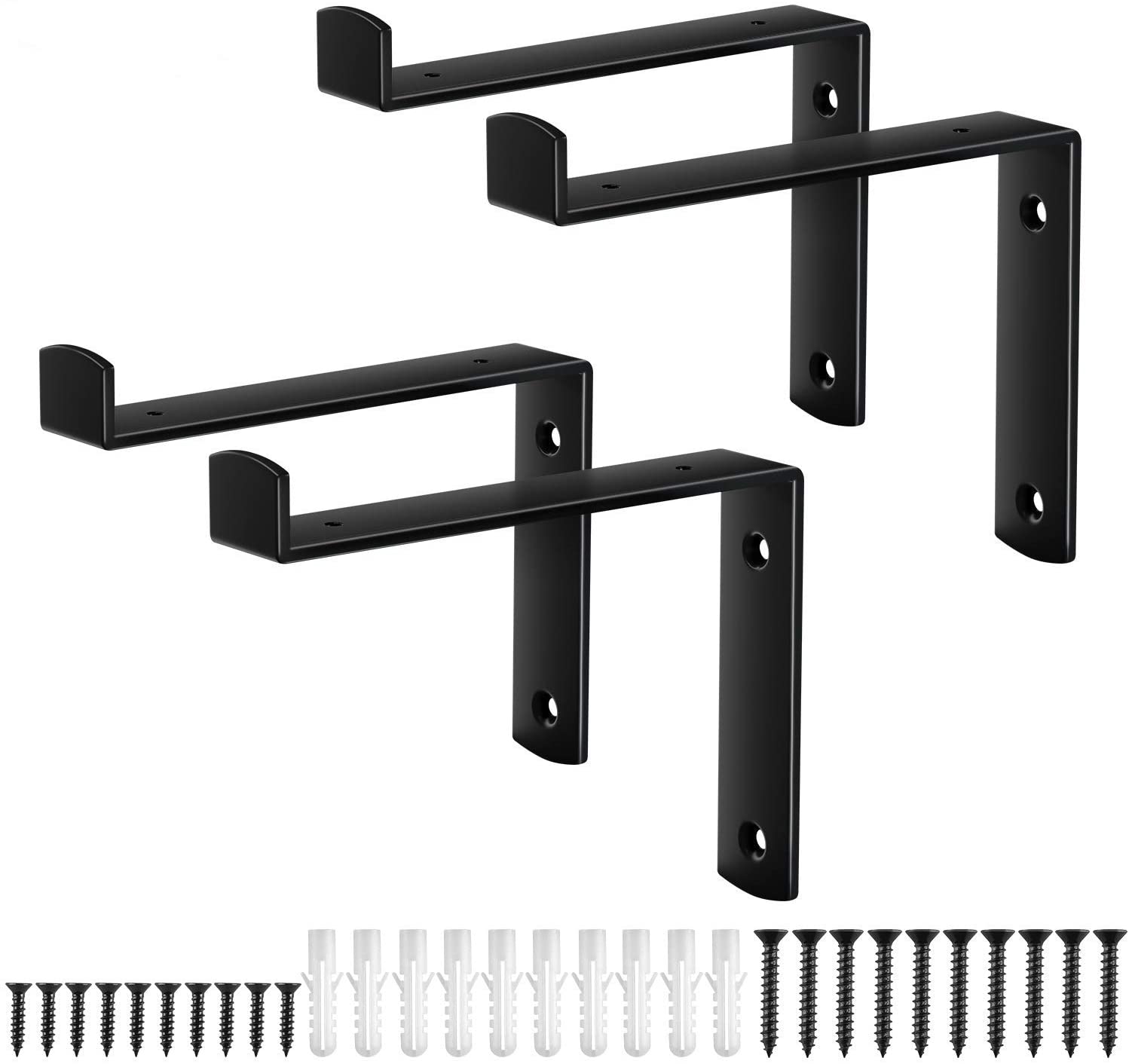 5mm Thickness Steel Q235 Ladder Style Ceiling Mounted Floating Shelf Brackets