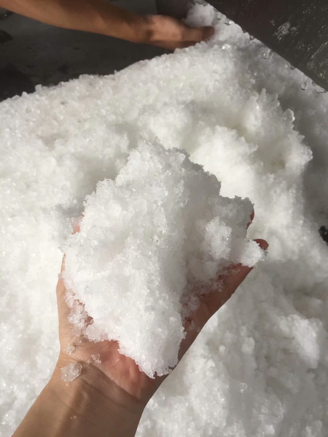 Stainless Steel Particles Ice Crusher Machine For Juice Restaurant Commercial
