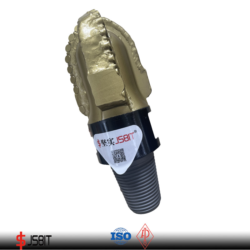 Forging Steel Body Polycrystalline Diamond Compact Drill Bits 3 Blades 132mm