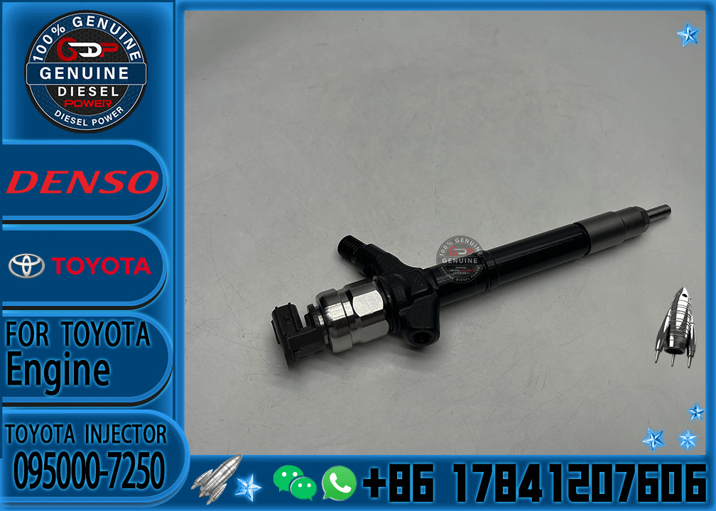 Common Rail Injector 095000-7250 095000-7600 095000-7610 For 1VD Diesel Nozzle Assembly Auto Parts