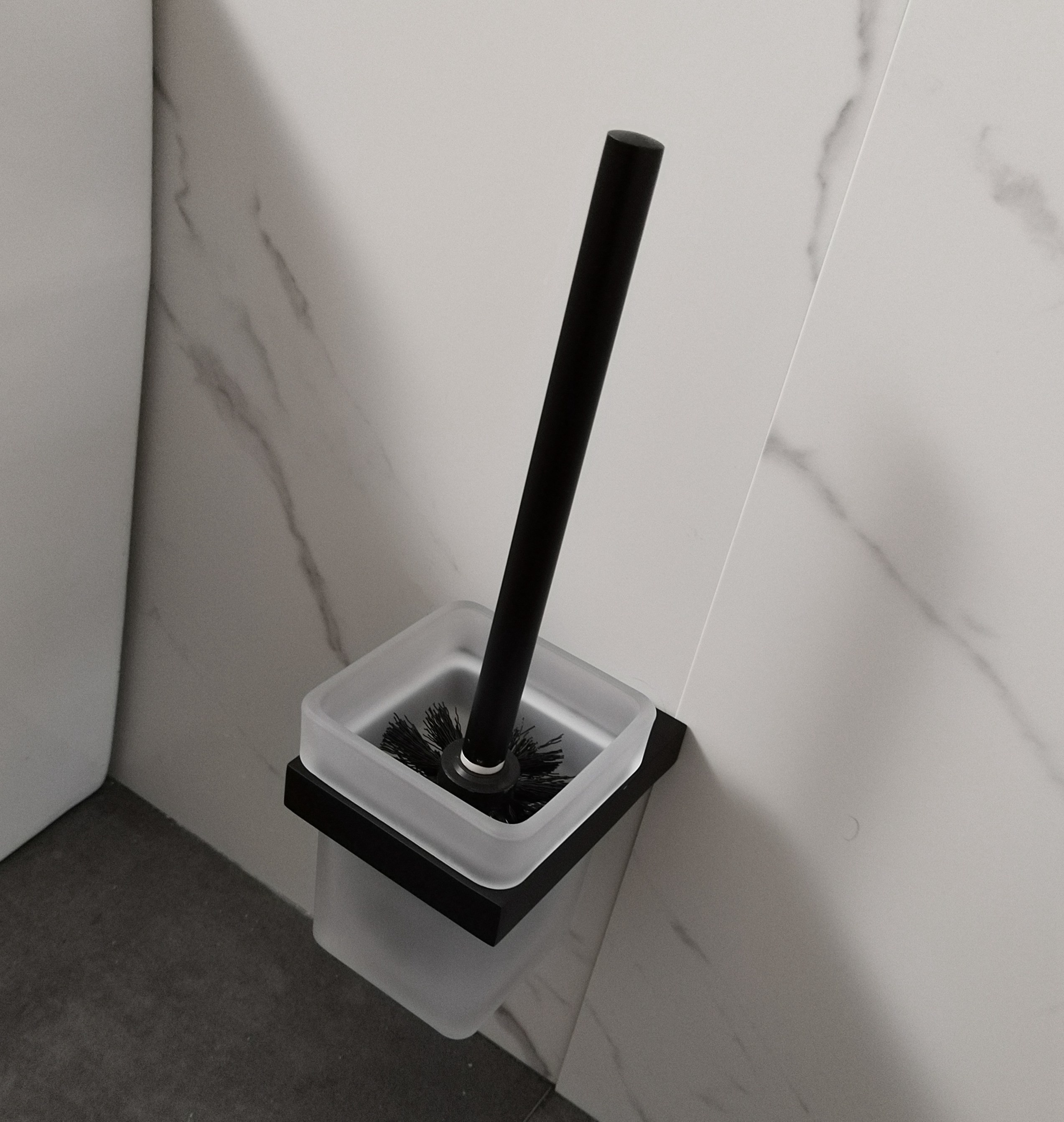 Bathroom Bowl Cleaning Steel Toilet Brush Holders Eco Friendly