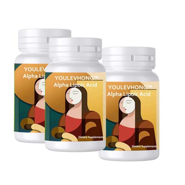 Alpha Lipoic Acid 600 Mg Dietary Supplement Gluten Free Natural Health Beauty
