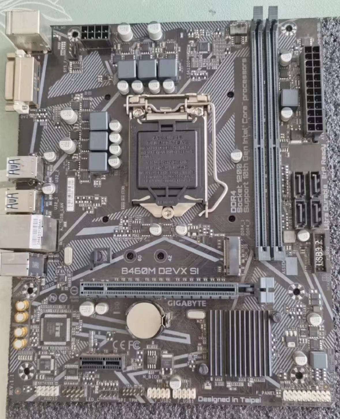 B460M-D2VX SI LGA 1200 B460 WIFI M.2 Micro ATX Motherboard For Workstation