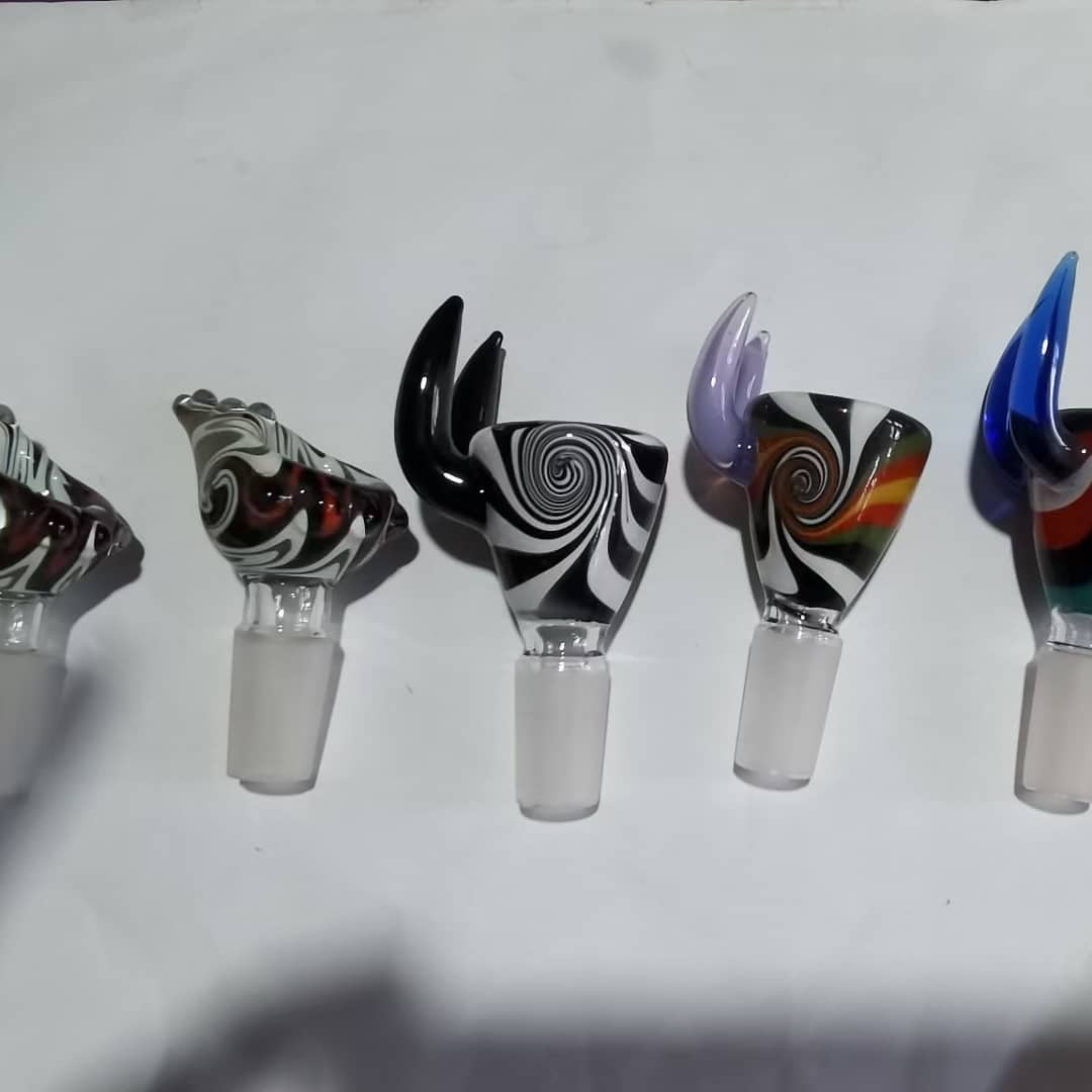 Stock Supply Color Rod Glass Bowls 14mm Tobacco Smoking Accessories