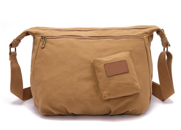 Canvas Traveling Satchel Messenger Handbag Shoulder Crossbody School bag