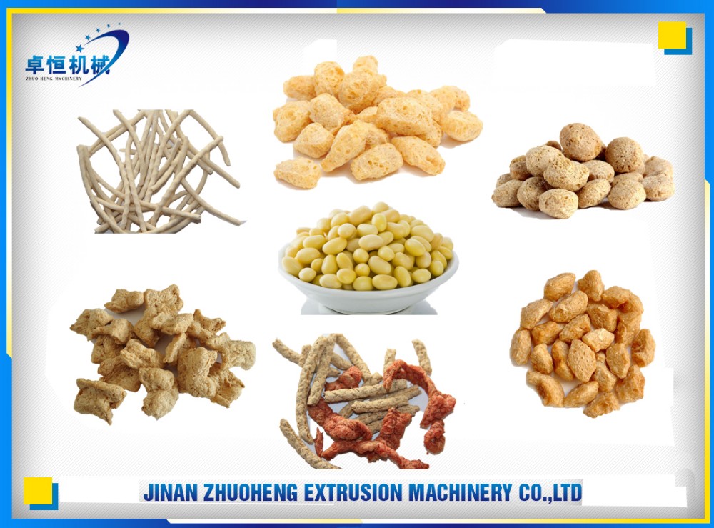 Customized Voltage TVP Making Machine for Textured Soya Protein Chunks Processing