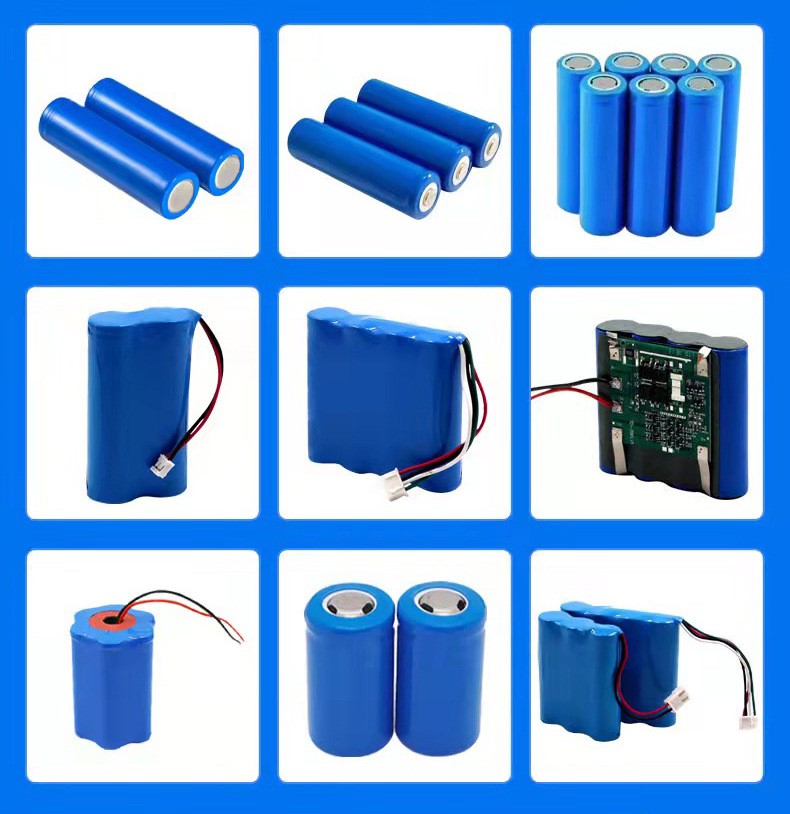 Li Ion Battery Pack 3.7v 7.4v 12v 14.8v 26650 26500 21700 14500 18650 For POS System