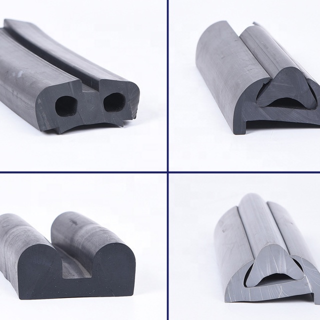 Black Eco-friendly P Type Dock Bumpers Guard and Dock Edge with Eco-friendly Materials