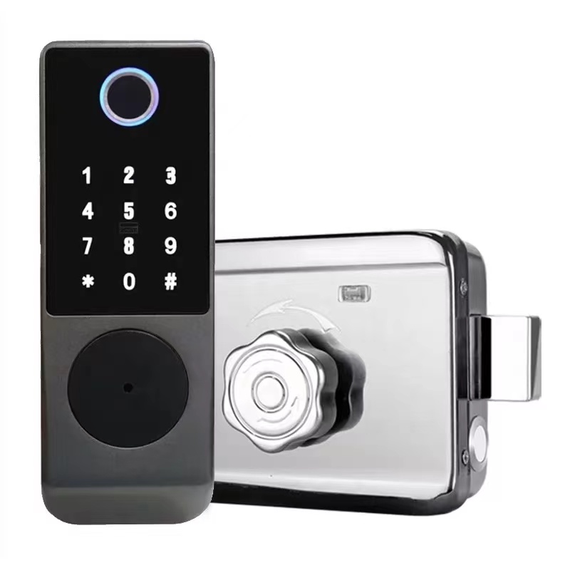 Waterproof Smart Door Lock Tuya TTlock Fingerprint Keyless IC Card Digital Door Lock