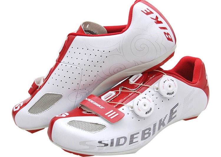 EVA Rubber Men Carbon Fiber Cycling Shoes OEM Logo