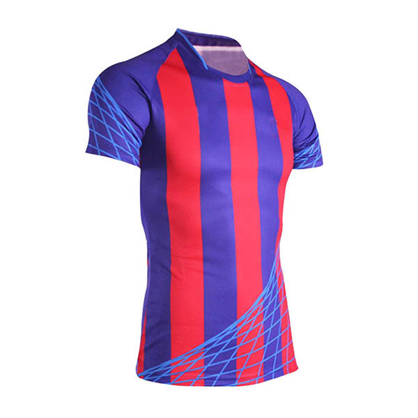 Personalised Soccer Sports Clothing 100% Polyester Fabric Cool Football Jerseys
