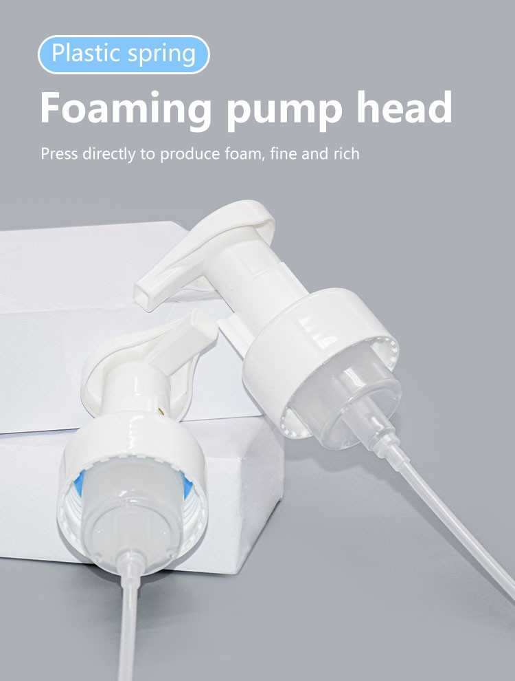 0.8cc Metal Free Mono PP Plastic Foamer Pump 43-410 Closure All Plastic Foam Pump UKAP06