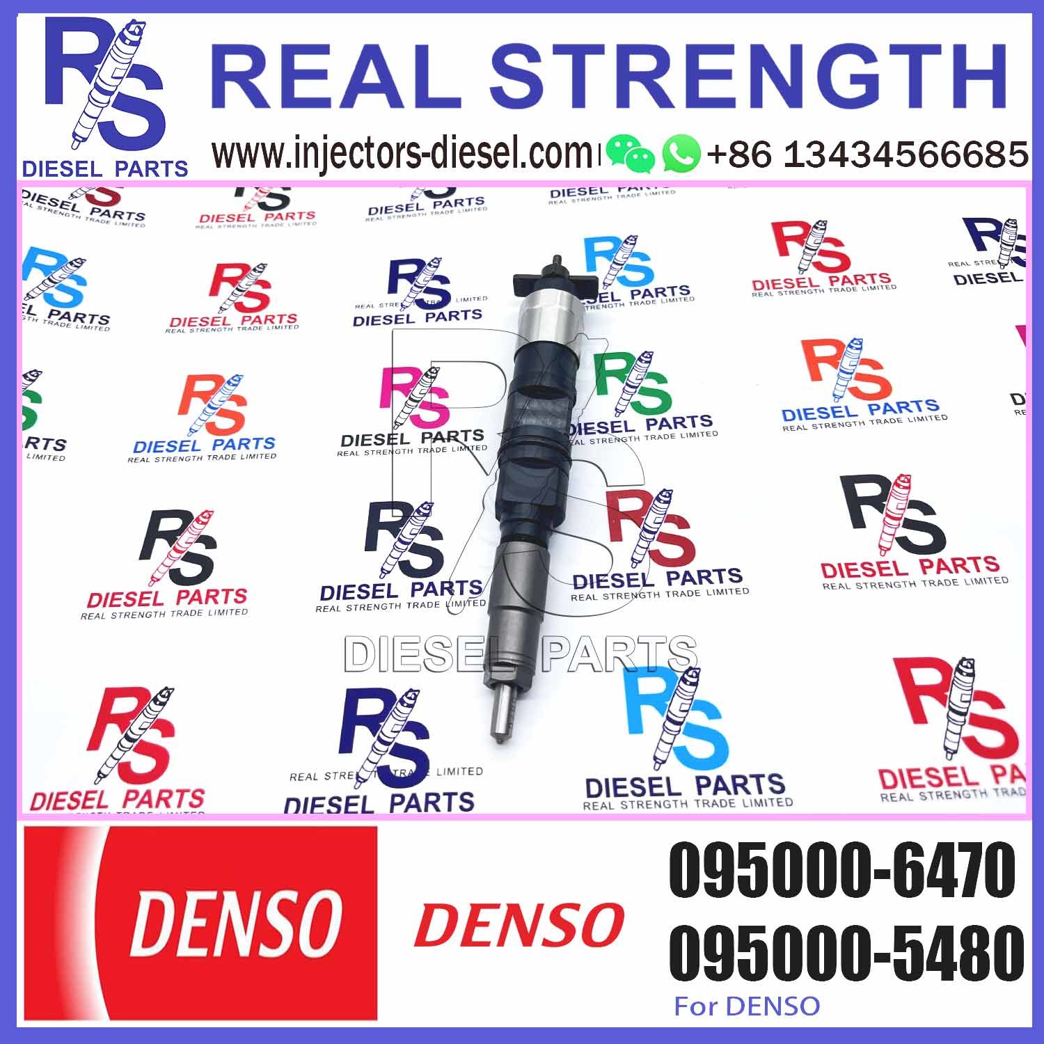 Diesel Injector RE529150 095000-6460 Common Rail Injector RE529151 095000-6470 for John Deere