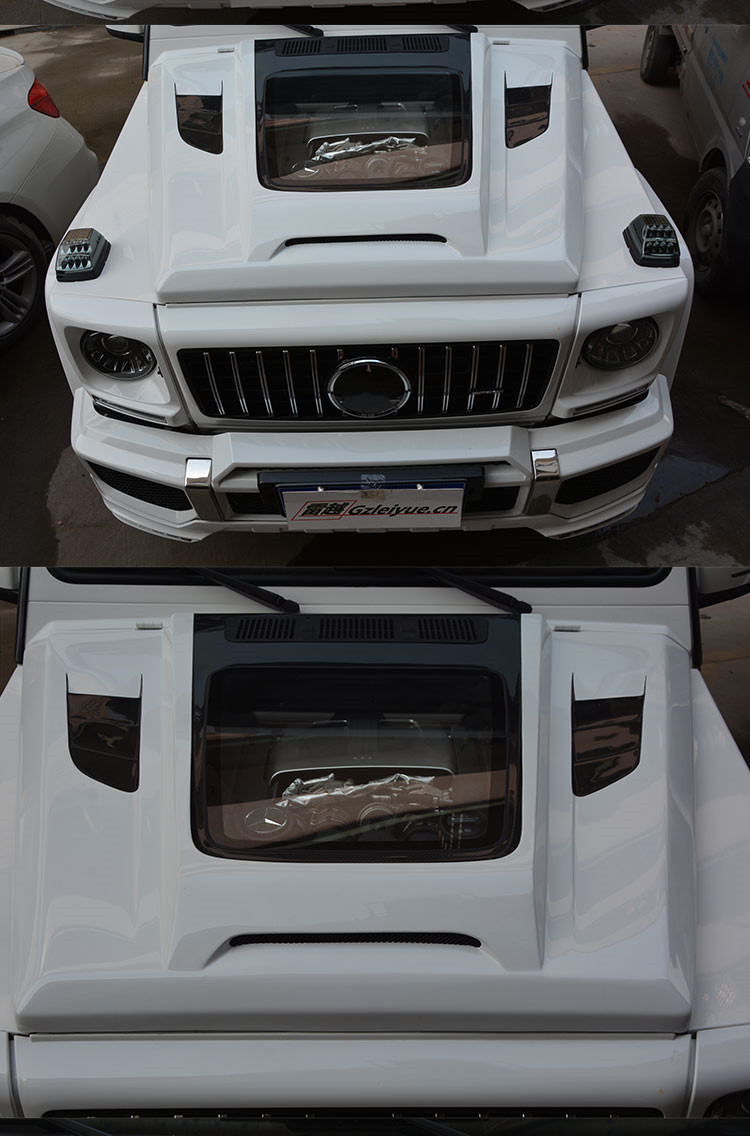 For Benz G Class W463 W464 Carbon Fiber Hood G500G55G63G350 IMP Transparent Style Machine Cover