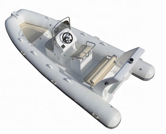 2022 rigid hull inflatable rib boat 17ft with back cabin rib520B