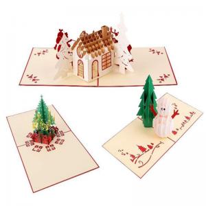 Buy cheap OEM Promotional 3D Pop Up Greeting Card for Christmas ROHS FCC Certificate product