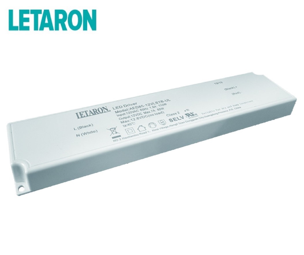 Letaron 12v Led Power Supply Ultra Thin LED Driver Class 2 Protection