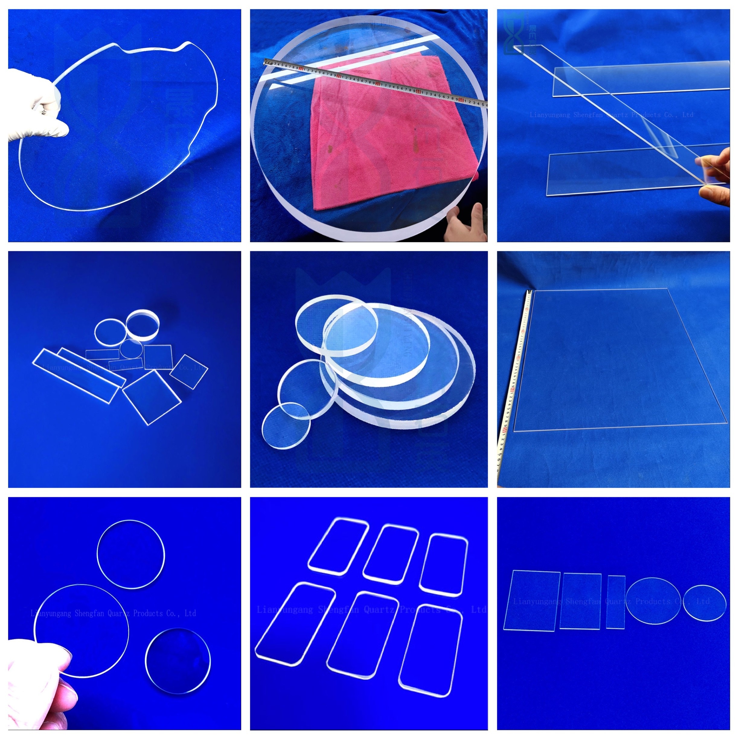 Wholesale Customized Optical Quartz Window Fused Silica Quartz Plate