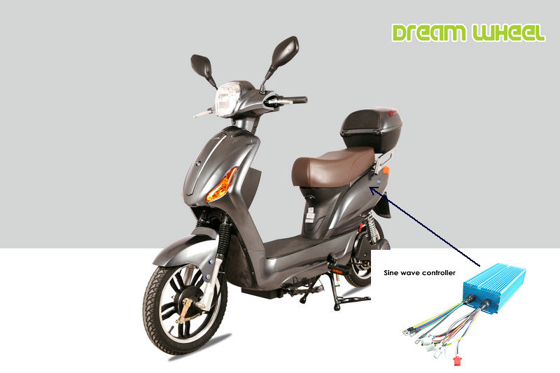 48V 20Ah Battery Pedal Assist Electric Scooter 500W With Sine Wave Controller