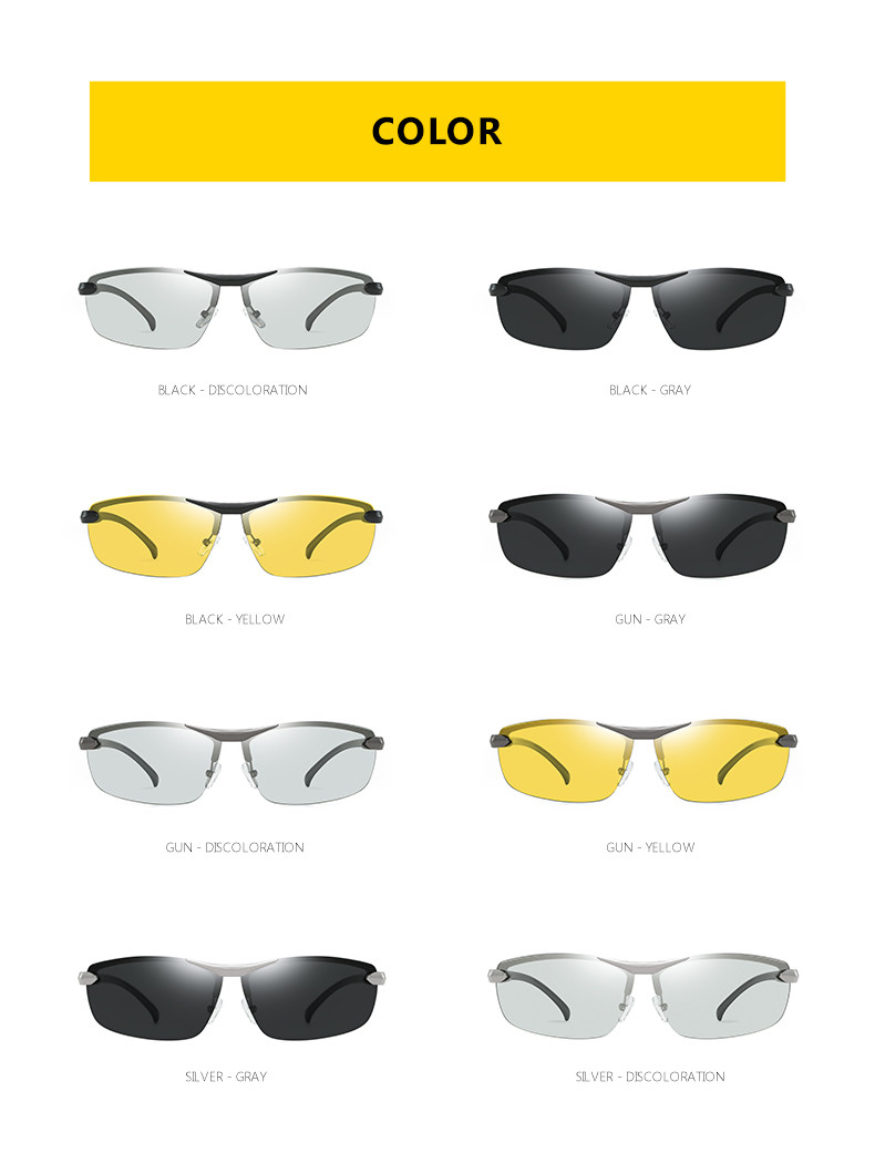 Mens Cycling Sports UV400 Polarized Stylish Sunglasses BSCI Fashion