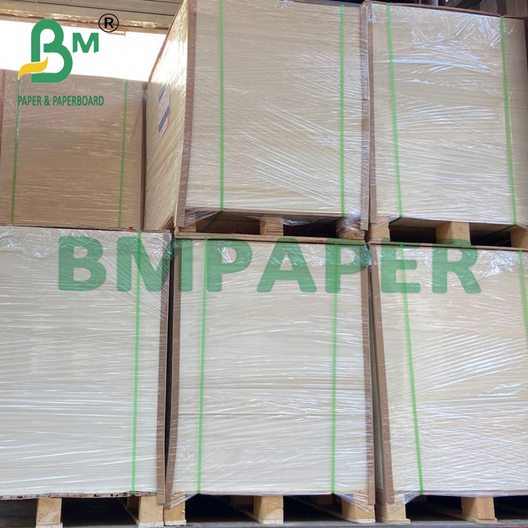 180g White Uncoated Woodfree Paper Cream Cardboard With Smooth Surface 70 * 100cm